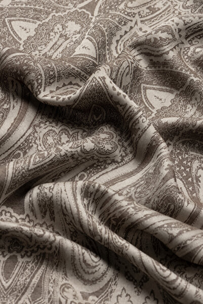 praye Ethnic Patterned Shawl Mink