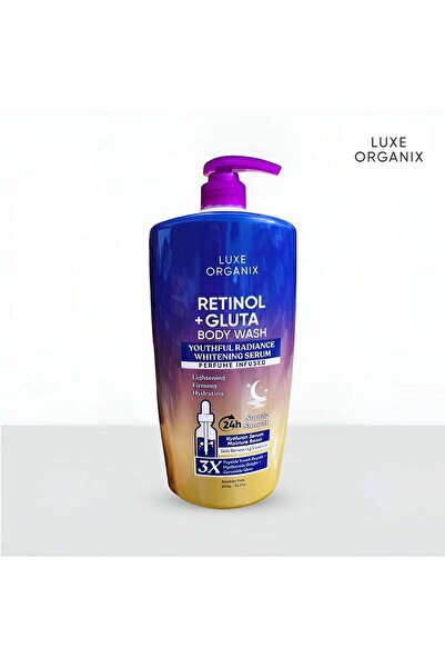 LUXE ORGANIX Retinol + Gluta Youthful Radiance Body Wash - 1000 ml