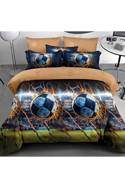 Patul Fine Cotton Linen, Sulphur, Double Bed, 2 Persons, 6 Pieces