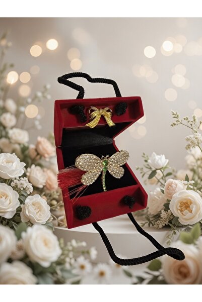 loksy25 Brosa Martisor - Cutie Fereastra Cadou / Cutie Catifea