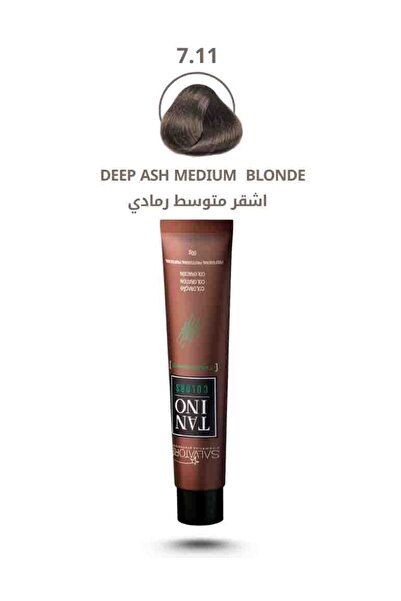 salvatORE Tanino Hair Dye, Medium Ash Blonde, Shade 7.11