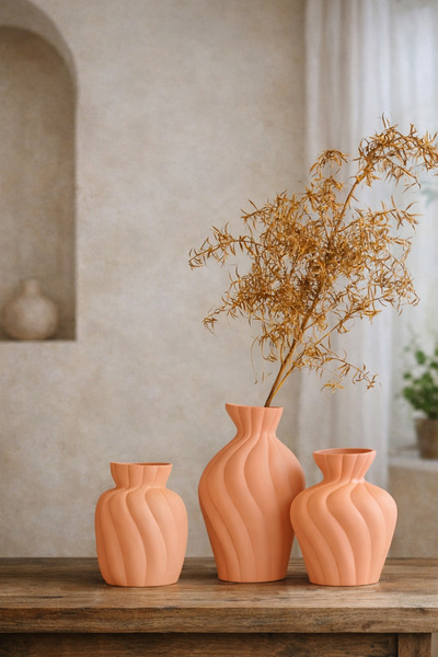 rufhomedesign 3 LÜ SET İskandinav Tarzı Bohem Vazo Pinterest Pampas Vazosu De...