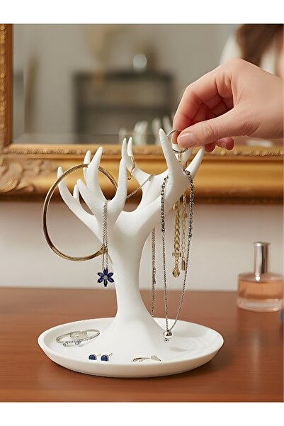 3D منظم مجوهرات مقاس 15×18 سم، منظم للخواتم والأساور، سلسلة مفاتيح، ديكور مزخ...