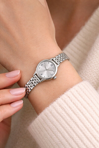 matheon Women's Silver Color Steel Cord Analog Wrist Watch – Elegant Minimal ...