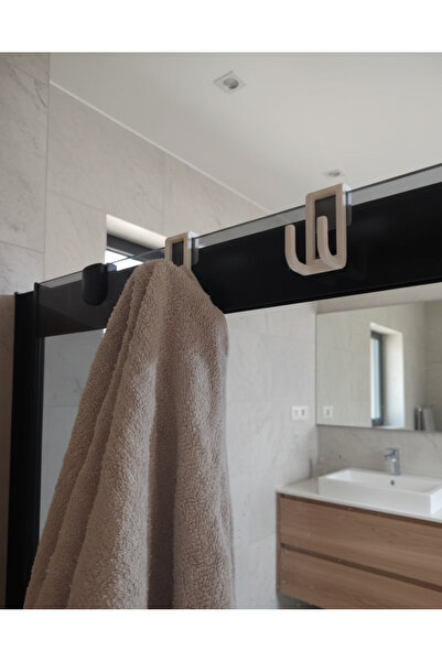 formix3d Duşakabin Üstü Çiftli Askı - Delme Gerektirmeyen Banyo Havlu Askısı ...