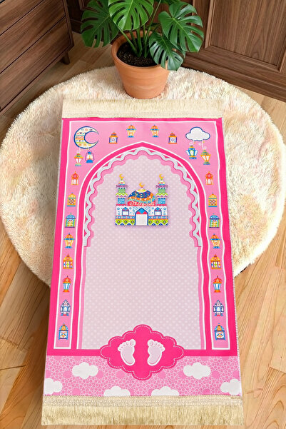 SECCADEN Kız Çocuk Seccade Namazlık - Dijital Baskılı