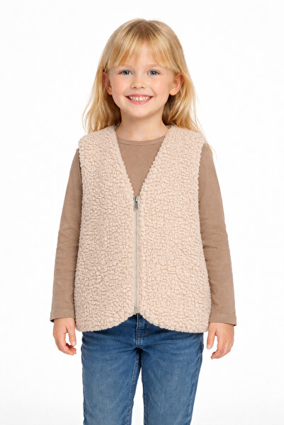 MER HOME Teddy Plush Zippered Children'S/Baby Vest