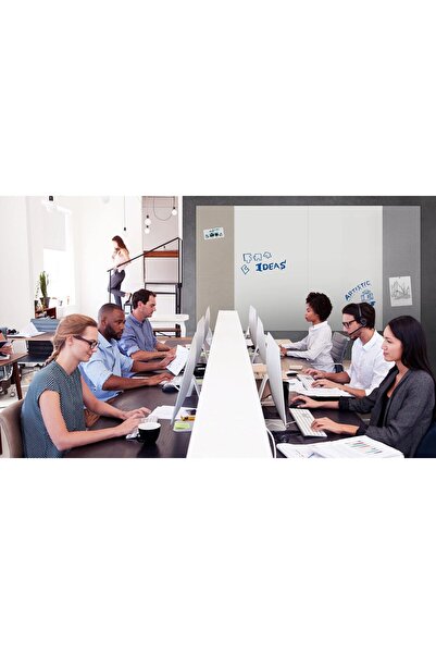 Legamaster Wall-Up Series Extendable Frameless Whiteboard 200X59.5cm