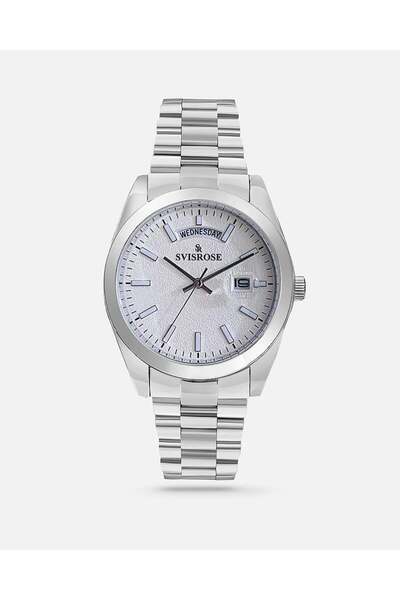 svisrose Sverose Men's Silver Watch