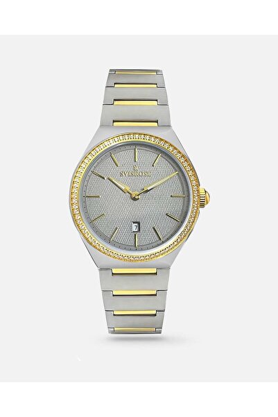 svisrose Sefrose Steel Men's Watch in Silver and Gold