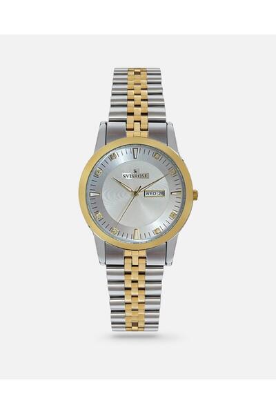 svisrose Sefrose Steel Men's Watch in Silver and Gold