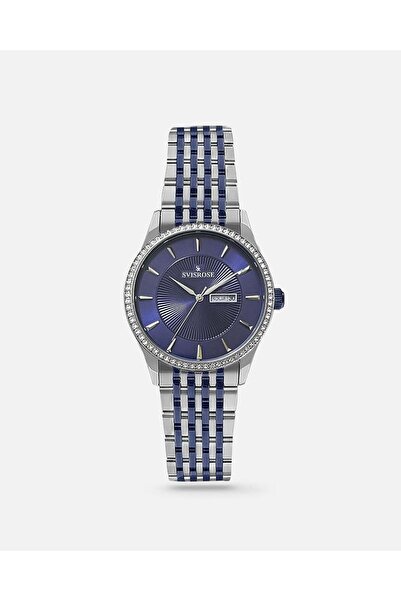 svisrose Sefrose Steel Women's Watch in Silver and Blue