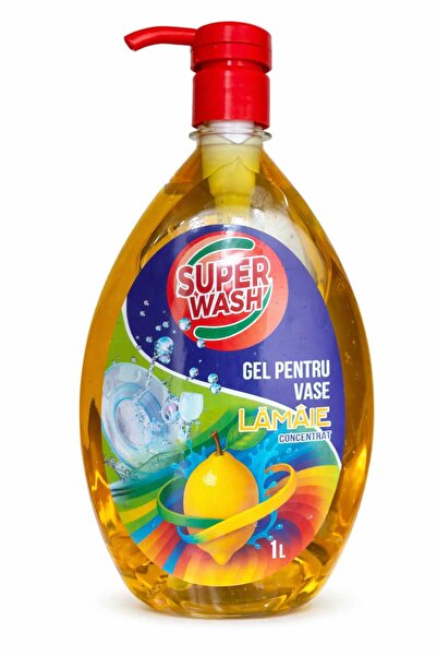 Super wash Detergent de vase detergent de vase cu aroma de Lamaie 1L