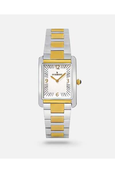 svisrose Sefrose Steel Men's Watch in Silver and Gold