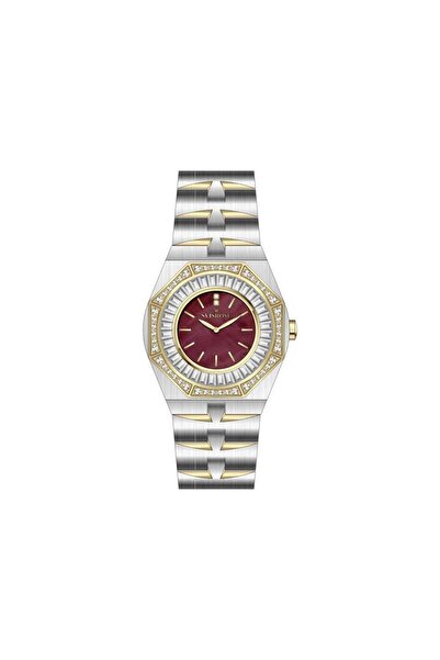 svisrose Women's steel watch in silver and gold