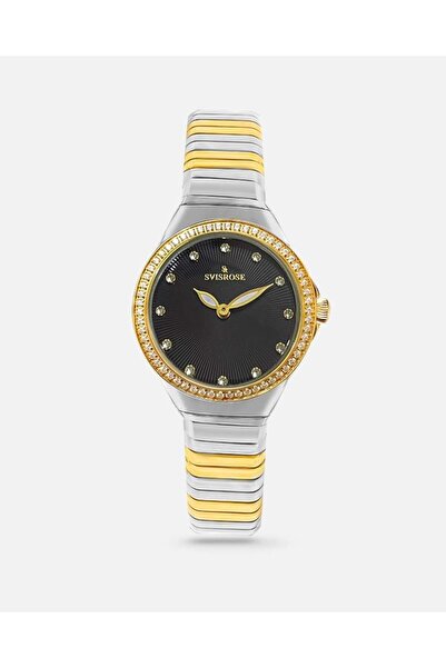 svisrose Sefrose Steel women's watch in silver and gold