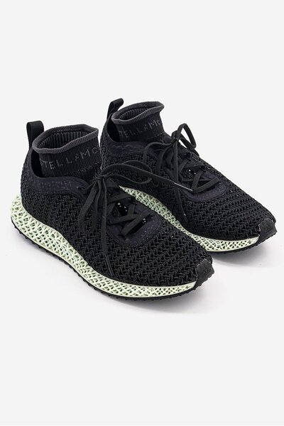 adidas by Stella McCartney Women Alphaedge 4D Lace Up Training Shoes, Black