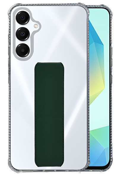 Generic Samsung Galaxy A16 - Shock Proof Silicone Back Cover With Hand Grip H...