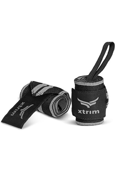 XTRIM Wrist Support Wrap for Men & Women Gym Fitness Band Black & Grey for Ho...