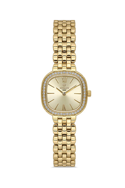 Hislon ساعة يد نسائية وسوار معصم QL220G-08STS للسيدات