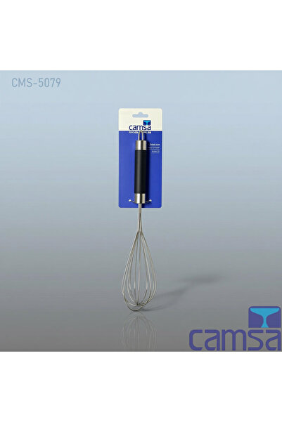 Queen’s Kitchen مضرب بيض فولاذي بمقبض أسود