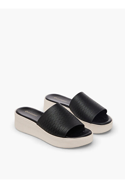 Le Confort Women Flatform Heel Slide Sandals