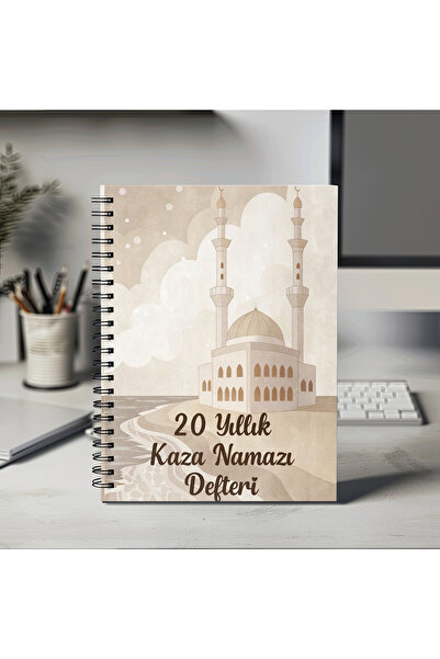 Mervenin Hayal Evi 20 Years of Accident Prayer and Fasting Notebook - Cream C...