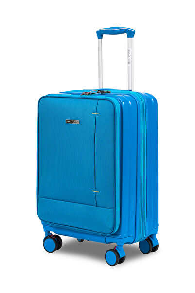PARAJOHN Front Open 20 Inch Cabin Luggage – Premium ABS + Nylon, 8 Wheels, 55...