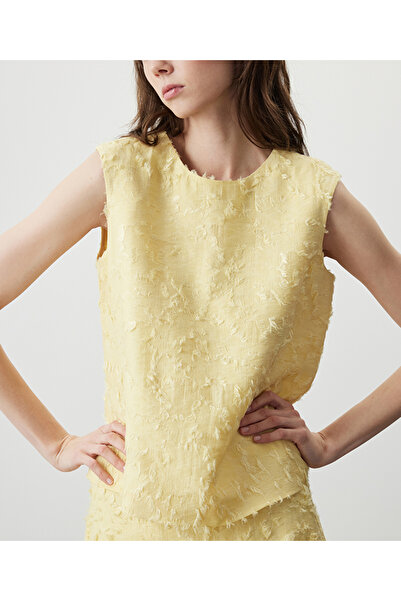 MISS IPEKYOL Püsküllü dokulu bluz