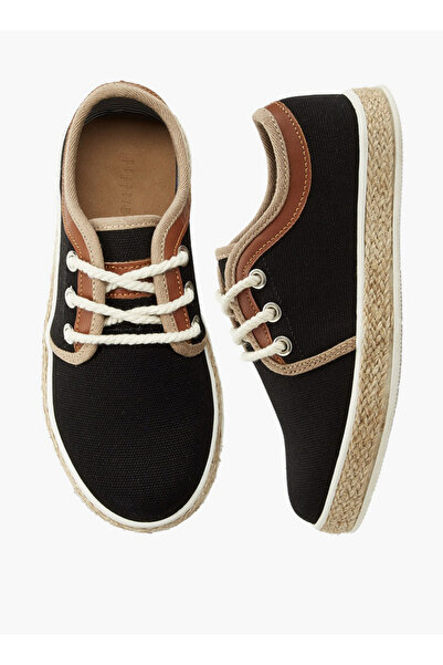 Peppermint Boys Lace-Up Espadrille Sneakers
