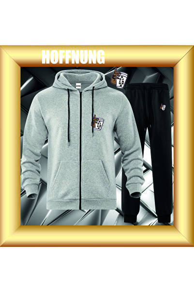 HOFFNUNG Unisex Casual Tracksuit Set Bardak Hoffning Outdoor Full Zip