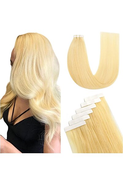 Estelle وصلات شعر طبيعية بطول 24 بوصة، وصلات شعر طبيعية مستقيمة بدون خياطة، ر...