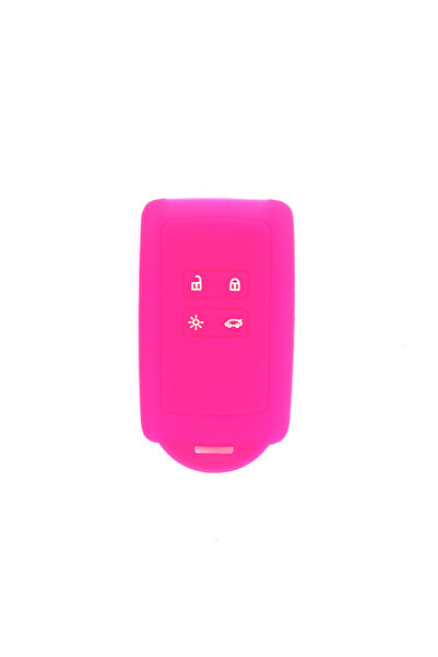 AUTOTOB Husa cheie keyless din silicon Renault/Dacia, roz