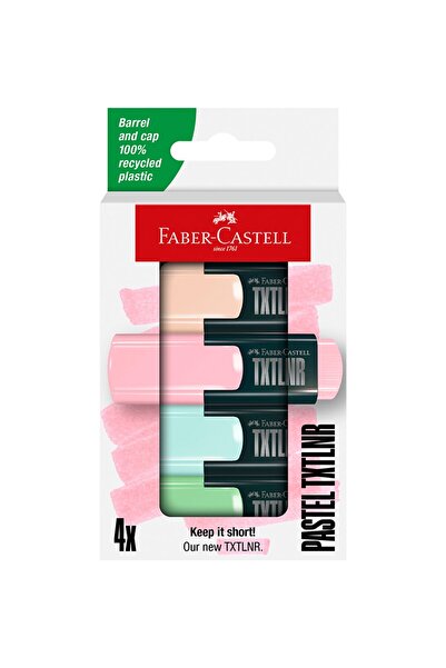 Faber Castell Faber-Castell Fosforlu Kalem Mini Textliner Pastel 4 Renk 5030 ...