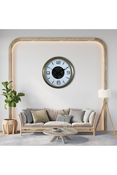 Leyaton Bronze Motion 60 cm Wheel Wall Clock Lwlhm-Ytrs345