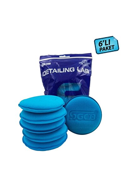 SGCB Wax Cila El Pedi - 6'lı Paket (Mavi) | Yuvarlak Boya Koruma Uygulama Sün...