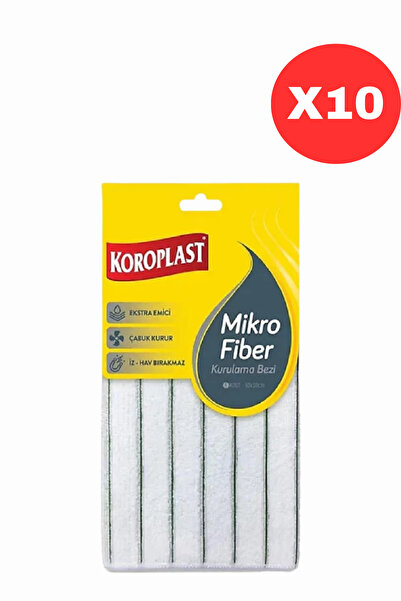 Koroplast Mikrofiber Kurulama Bezi X10