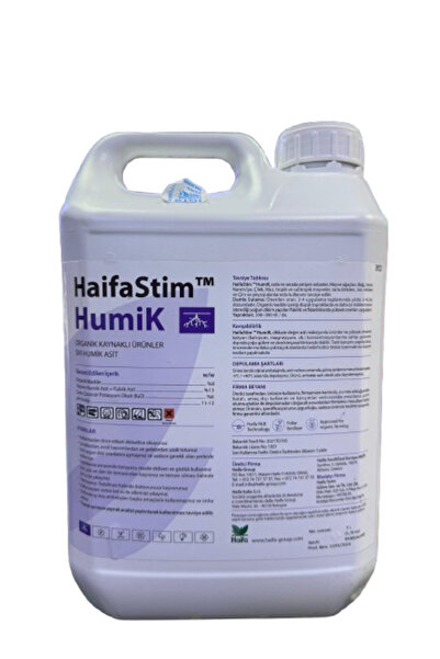 Haifa STIM HUMİK 5LT ORGANİK KAYNAKLI SIVI HÜMİK ASİT