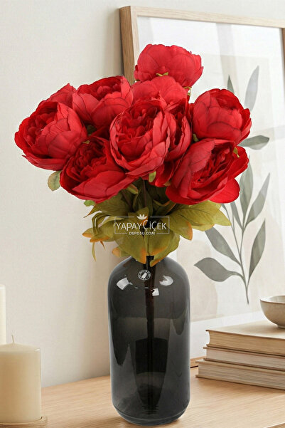 Yapay Çiçek Deposu Buchet de 13 trandafiri artificiali mari, roșii, tip Canada