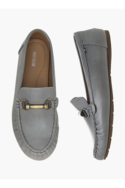Renzo Ruganni Women Metallic Accent Loafers