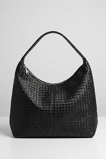 Rays Μαύρο πλεκτό με φερμουάρ Τσάντα 9230