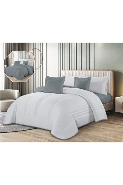 smart home Luxury 6-Piece Bedding Set – Duvet Cover, Fitted Sheet, Pillow & C...