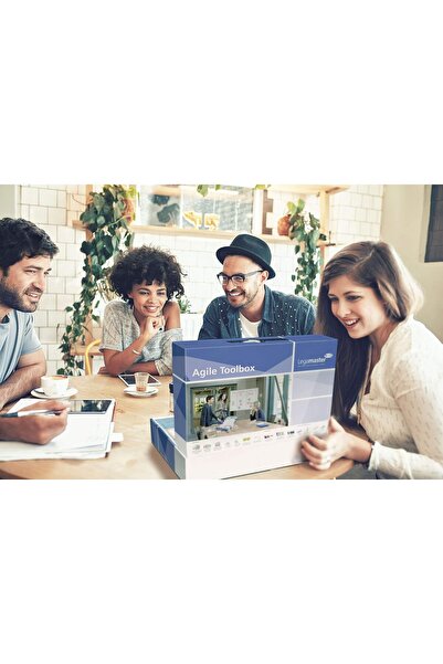 Legamaster Agile Handy Tool Box With Handle, Includes 500 Parts, For Meetings And Presentations