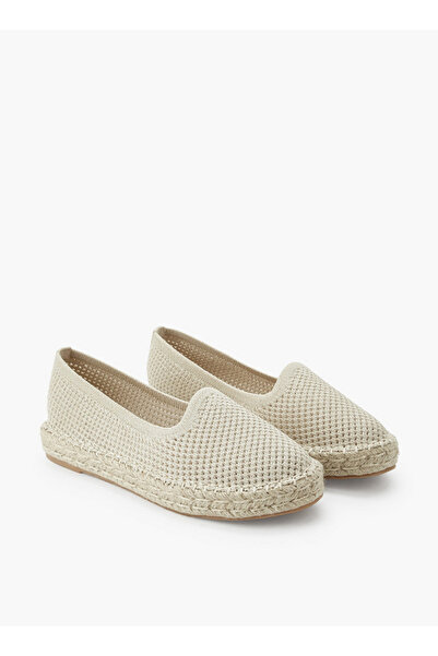 Peppermint Women Textured Espadrille Loafers