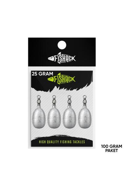 Fishack Fırdöndülü Kurşun 25gr (100gr)