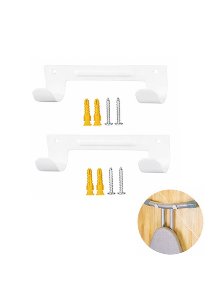 Microcase Duvara Monte Ütü ve Eşya Askılığı 2 Adet AL5441