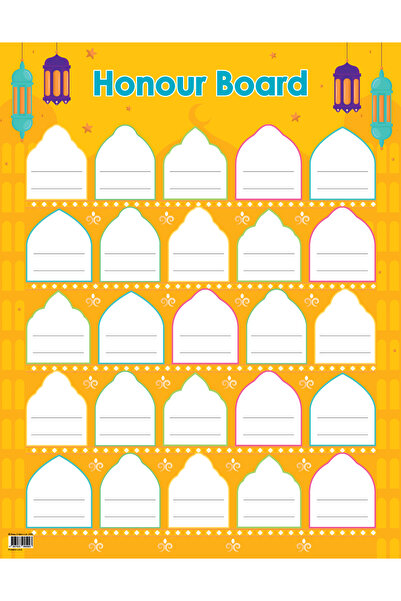 123Publishing House Lanterns – Honour Board in English