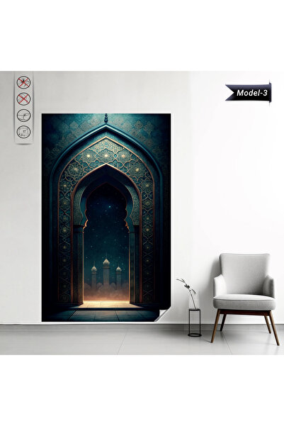 Akıllı Kağıt Statik Tutunma Özellikli Mihrap ( Model-3)