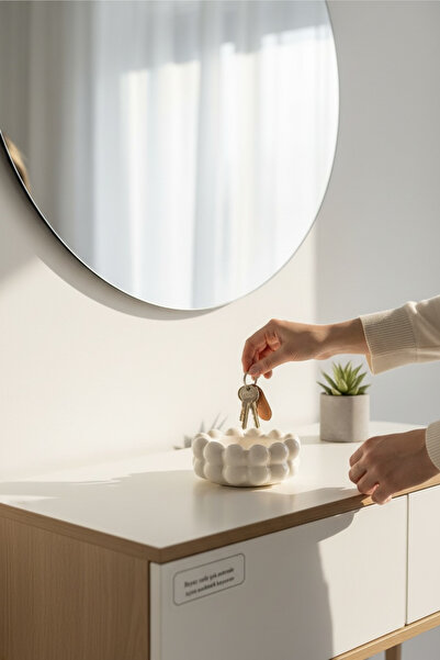 LALEZEN HOME Decorative Ceramic Multi-Purpose Bowl Plate Ashtray