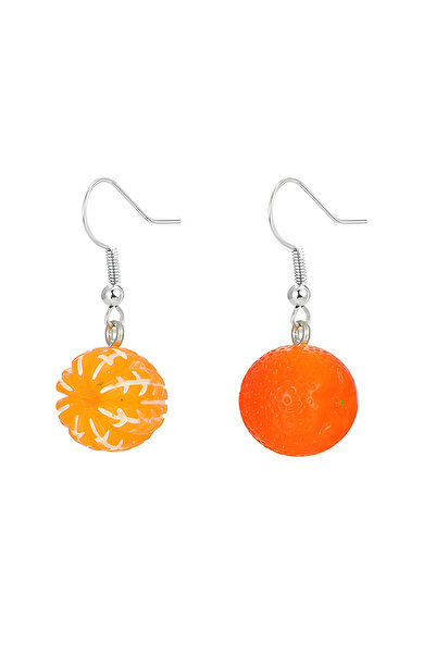 EFAYN.RO Women's earrings, unique model with oranges, sweet and funny theme, ...